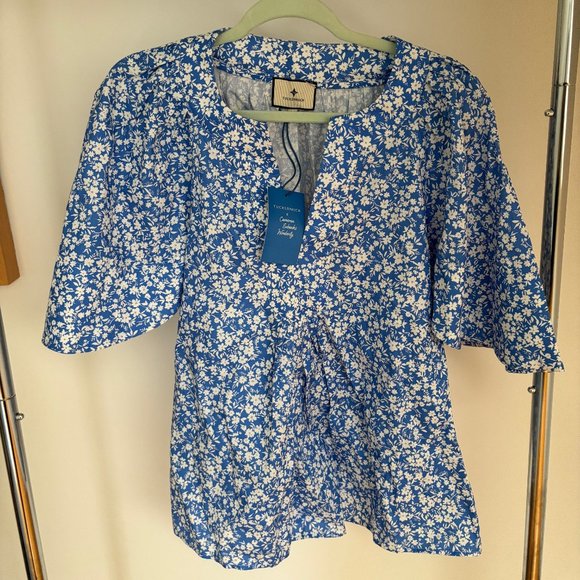 Tuckernuck Tops - Tuckernuck x Cameran Wimberly Finley Blouse - Size M